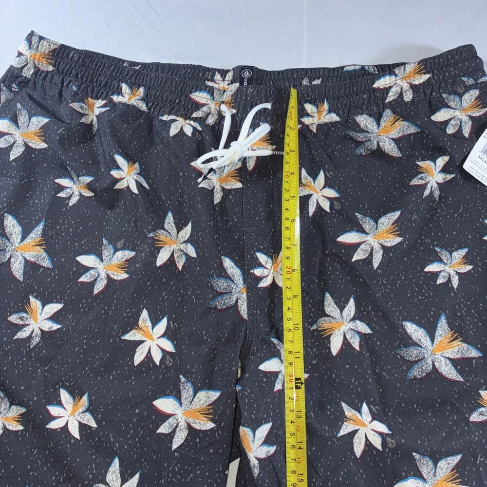 Volcom Manic Swim Trunks‎ Floral Pattern Men’s XXL NWT